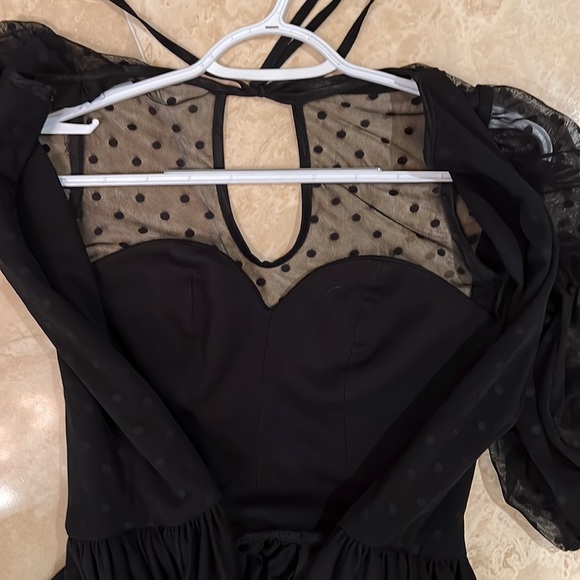 ❤️HOST PICK❤️Vixen by Michelins Pitt Black Midi Dress - Picture 9 of 10